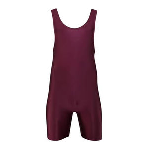 Traje de Lucha Libre Profesional Personalizado al por Mayor, Sublimado, Transpirable, de Spandex/Poliéster, para Adultos, con Diseño de Bloques de Color - Product Image 3