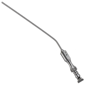 หลอดดูดแบบโค้ง Frazier Manual Reusable Suction Tube สำหรับการผ่าตัดแบบฝรั่งเศส ใช้สำหรับศัลยกรรมหู คอ จมูก ศัลยกรรมประสาท และศัลยกรรมทั่วไป - Product Image 4