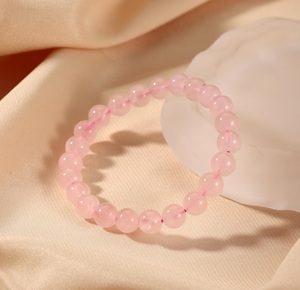 Natural Rose Quartz <b>Bracelet</b> 8mm Round Beads <b>Healing</b> Crystal Stone Stretch <b>Bracelet</b> Wholesale Women Jewelry - Product Image 4