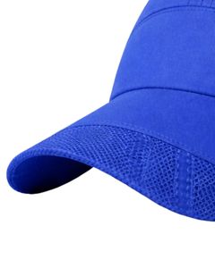 Casquette de sport pour homme en maille bleu royal, respirante, légère, réglable, pour la course à pied, l'entraînement, les activités de plein air, casquette de baseball pour homme - Product Image 4