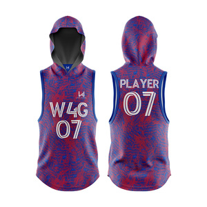 Camisetas de Fútbol Americano 7v7 con Bandera Estadounidense, Personalizadas, 100% Poliéster, Secado Rápido, Sin Mangas, Talla Grande, Camisetas Impresas Personalizadas - Product Image 6