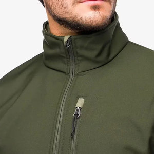 Veste en polaire rouge pour homme, col zippé, respirante, décontractée, pour l'automne, coupe classique, en polyester - Product Image 4