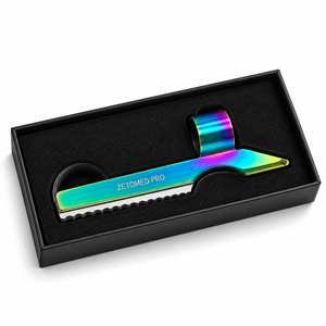 Navaja de peluquero de acero inoxidable con anillo para el dedo para texturizar el cabello, entresacar y peinar - Product Image 6