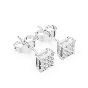 Venta al por mayor Pendientes de aro Joyería de mujer Pendientes de plata esterlina 925 Geometría - Product Image 4