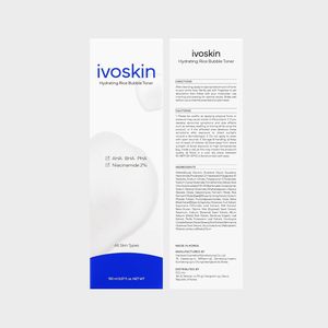 Tonique liquide moussant au riz coréen IVOSKIN, PHA, éclaircissant, hydratant, blanchissant, anti-âge, pour tous types de peau - Product Image 4