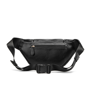 Bolso de Pecho Negro Minimalista Tejido con Cierre de Cremallera, Microfibra, Cuero Sintético, Bandolera para Hombre, Uso Diario, Moderno, para Todas las Temporadas - Product Image 6
