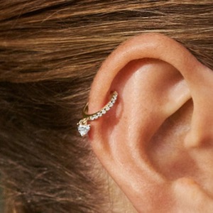 Pendientes de Aro con Diamantes Redondos, Certificados por IGI, Chapados en Oro de 18K, Clásicos, Colgantes, Joyería para Mujer para Bodas y Aniversarios - Product Image 4