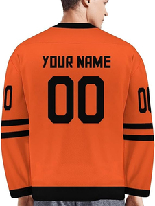 Nouvelle arrivée, maillot de hockey sur glace personnalisé, dernier design, sublimation, broderie, multicolores, respirant, maillot de hockey vierge - Product Image 6