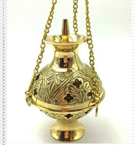 Quemador de Incienso de Latón Ajustable Hecho a Mano para Rituales y Reuniones Familiares, de Uso Religioso, a Precio de Mayoreo y Directo - Product Image 4