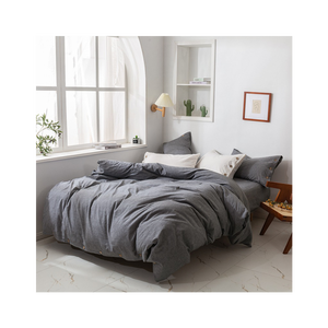 Modern Duvet Cover <b>Set</b> <b>Linen</b> Custom Size 5 pcs Soft brushed <b>Sets</b> - Product Image 1
