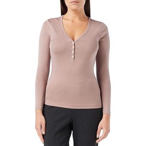 Camiseta Casual de Manga Larga con Cuello en V para Mujer, Diseño Clásico, Poliéster, Gran Venta de Invierno - Product Image 1