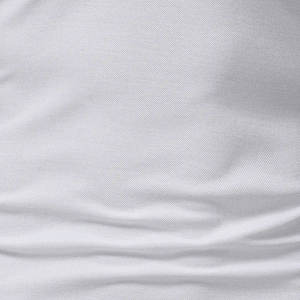 Polo de Algodón Blanco para Hombre, Manga Corta, Corte Ajustado, Ribete en Contraste, Color Sólido Informal, Tejido de Punto, Largo Regular - Product Image 5
