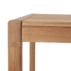 Mesa de Comedor Rectangular Moderna de Madera de Teca Sólida - Resistente al Agua, Ecológica y Duradera - Product Image 3