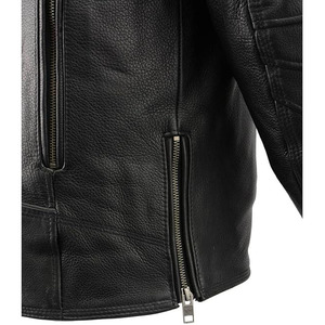 SAMROZ SPORTS UMen's Premium Leather <b>Motorcycle</b> Classic MC Style Rider <b>Jacket</b> - Product Image 4
