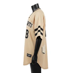 Camiseta de Béisbol para Mujer, Transpirable, de Malla de Poliéster, Negra, con Paneles de Manga Raglán, Bordado Personalizado - Product Image 3