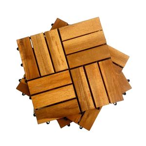 Baldosas de Madera de Acacia Vietnamita para Exteriores, Encajables, Impermeables, Antideslizantes, con Acabado Mate y Superficie Aceitada - Product Image 4