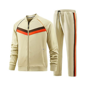 Chándal Negro para Hombre, Manga Larga, Cierre de Cremallera, Diseño Deportivo, Bloques de Color, Ropa de Otoño, Corte Regular, Bolsillos Laterales, Material de Poliéster - Product Image 6