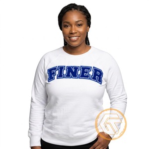 เสื้อสเวตเชิ้ตปักลายตามสั่งสำหรับสตรีชมรม Zeta Phi Beta คอวี แขนยาว ผ้าฝ้าย 100% สำหรับฤดูใบไม้ร่วงและฤดูหนาว ขายส่ง - Product Image 1