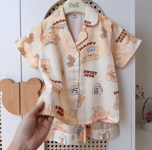 Conjunto de Pijama de Verano para Niños SeunKids, Estampado de Mascotas, Ropa de Dormir Suave, Precio de Fábrica, Hecho en Vietnam - Product Image 6