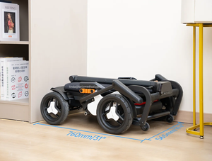 Velocímetro con tres configuraciones de velocidad, además de faros para uso nocturno. La batería tiene una larga duración para personas con discapacidad - BZ-Q40 - Product Image 4
