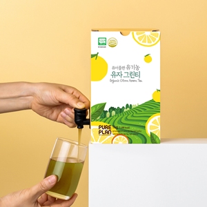 [Pure Bright and Warm Cooperative] PURE PLAN Premium Citron Green Tea Juice & 1kg Family Size & Sugar-Free Healthy Yuja <b>Beverage</b> - Product Image 2