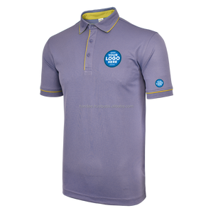 Logotipo bordado personalizado: impresión personalizada en polos de golf de algodón/poliéster de alta calidad para hombre - Product Image 1