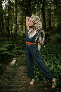 Mono de mujer de algodón súper suave con pierna estrecha y bolsillos, informal y cómodo para el día a día, ropa de playa - Product Image 2