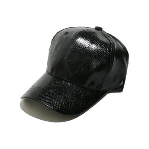 Casquette de baseball en cuir véritable avec logo personnalisé, réglable, style snapback, visière pare-soleil, décontractée, pour homme - Product Image 3