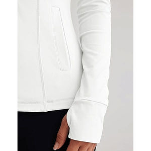 Women's Athletic Wear Full Zip up Fitness Long Sleeve <b>Jacket</b> Sports <b>Workout</b> Yoga <b>Jacket</b> Cheap Price - Product Image 5