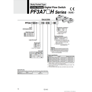 Interruptor de flujo digital SMC Pneumatics modelo - Product Image 2