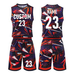 Servicio Profesional ofrece este uniforme de baloncesto personalizado por sublimación como exportador mayorista para cadenas minoristas globales. - Product Image 3