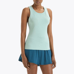 Service OEM très demandé, logo et style personnalisés, t-shirt de tennis pour femmes sans manches, respirant, confortable, séchage rapide - Product Image 1