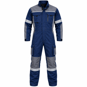 Combinaison de travail robuste anti-rétrécissement, durable, imperméable, écologique, unisexe, en nylon et polyester, couleur personnalisable sur le devant - Product Image 1
