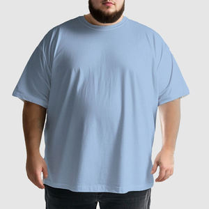 เสื้อยืดโอเวอร์ไซส์ผู้ชาย น้ำหนักเบา ผ้าฝ้าย 100% ระบายอากาศ แห้งเร็ว สไตล์ไฮสตรีท โลโก้ด้านหน้า ทรงยาว ไซส์สั่งทำได้ - Product Image 5