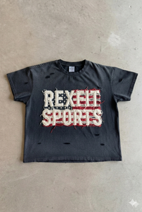 T-shirts Streetwear Vintage à Épaules Tombantes, Broderie Effet Vieilli, Délavés au Soleil, 100% Coton, Grammage Lourd 240 GSM, Vente en Gros - Product Image 5