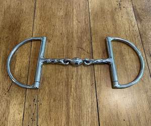 Dee con bisagras anchas de una sola junta de acero inoxidable de alta calidad, nuevo diseño, giro lento, Boca de 25mm para caballo ecuestre - Product Image 3