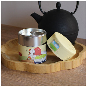 Recipiente de Papel Washi Japonés de Doble Tapa con Diseño de Gato Adorable, de Calidad Extraordinaria y Precio Excepcional, para Almacenar Té Matcha Verde - Product Image 4