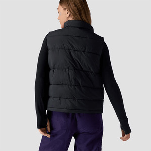 Gilet d'hiver chaud pour femmes fabriqué en Chine, gilet rembourré épais avec capuche amovible - Product Image 2