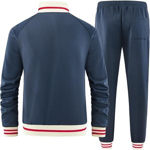 Conjunto Deportivo de Hombre con Estampado Personalizado, Sudadera de Cuello Redondo, Grueso y Pesado, de Forro Polar para Invierno - Product Image 6