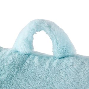 Cuscino Schienale in Pelliccia Sintetica Felpata, Confezione da 2, Misura Speciale, Lavorato a Maglia Aqua, Arredamento Casa per Camera da Letto o Divano - Product Image 6
