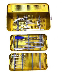 Ensemble d'instruments orthopédiques pour petits fragments, en acier inoxydable, manuel, de qualité médicale, pour la fixation osseuse - Product Image 3