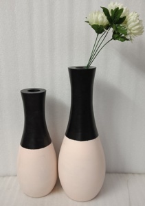 Décoration d'intérieur moderne fabriqué à la main couleur personnalisée vente à chaud indien artisanal mariage décoratif intérieur herbes pots de jardin vase en bois de manguier - Product Image 4