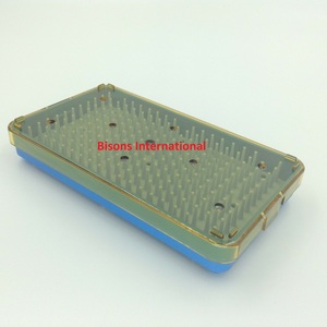BISONS - Caja de Esterilización para Instrumentos Oftálmicos Pequeños, de Acero Inoxidable, Venta al por Mayor - Product Image 3