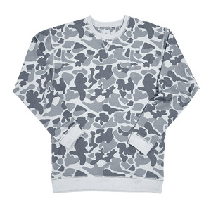 เสื้อสเวตเชิ้ตผ้าฟลีซลายพรางสีชมพูผสมคอตตอนและโพลีเอสเตอร์ ระบายอากาศได้ดี สำหรับผู้ชาย สวมใส่สบายๆ สไตล์สตรีทแวร์ แขนยาว เหมาะสำหรับฤดูหนาว ขายส่ง - Product Image 6