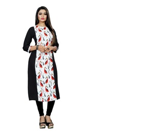 Designer et vêtement ethnique à la mode pour femmes indiennes dernier Kurtis prix de gros vêtement - Product Image 1
