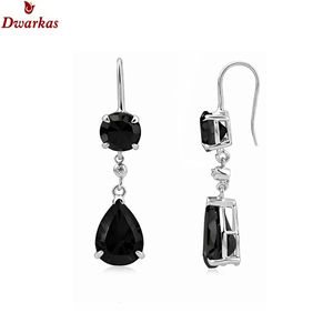 Fournisseur de bijoux de haute qualité, boucles d'oreilles en argent sterling 925, pierre précieuse quartz rose, forme goutte d'eau, bijoux pour femmes - Product Image 5