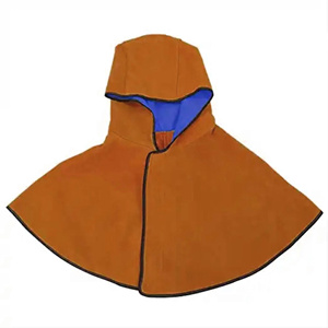 Casco de Soldadura de Cuero Vacuno Reforzado JNM, Protección Industrial Contra Incendios, Resistente al Calor y a las Llamas, ODM - Product Image 5