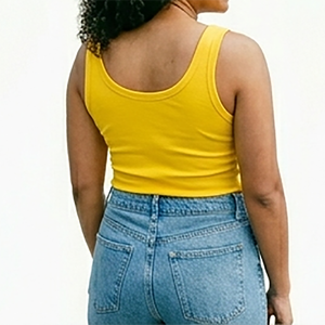 Camiseta sin mangas flexible y elegante para mujer, estilo moderno para exteriores - Product Image 5