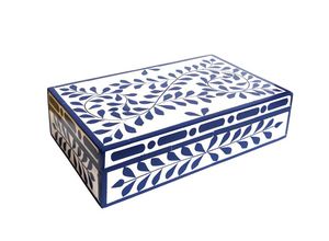 Caja de almacenamiento MDF con incrustaciones de resina de último diseño, caja de almacenamiento decorativa con incrustaciones de resina, joyero de resina a un precio de fábrica muy bajo. - Product Image 3