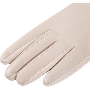 ถุงมือแฟชั่นผู้หญิง หนัง PU ยาวถึงข้อมือ หน้าจอสัมผัสได้ ระบายอากาศได้ดี ซับในผ้าฝ้ายเป็นมิตรกับสิ่งแวดล้อม สำหรับฤดูหนาว ขับรถ หรูหรา สำหรับงานกลางคืน - Product Image 2